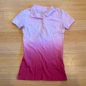 🌸Polo fade colored top